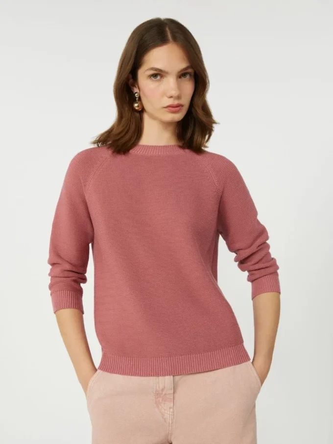 Jersey de algodón, rosa antiguo Jersey de algodón, rosa antiguo