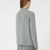 Jersey de cuello alto de lana y cachemira, gris medio Jersey de cuello alto de lana y cachemira, gris medio