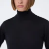 Jersey de cuello alto de punto jersey de lana, azul ultramar Jersey de cuello alto de punto jersey de lana, azul ultramar
