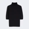 Jersey de cuello alto de punto jersey de lana, azul ultramar Jersey de cuello alto de punto jersey de lana, azul ultramar
