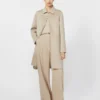 Jersey de hilo de cachemira, beige Jersey de hilo de cachemira, beige