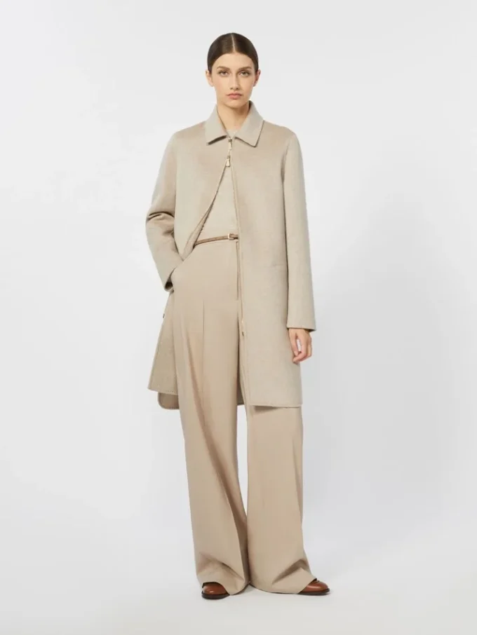 Jersey de hilo de cachemira, beige Jersey de hilo de cachemira, beige