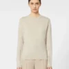 Jersey de hilo de cachemira, beige Jersey de hilo de cachemira, beige