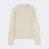 Jersey de hilo de cachemira, beige Jersey de hilo de cachemira, beige