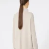 Jersey de hilo de cachemira, color beige Jersey de hilo de cachemira, color beige