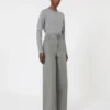 Jersey de hilo de cachemira, gris claro Jersey de hilo de cachemira, gris claro