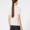 Jersey de hilo de cachemira y seda, color beige