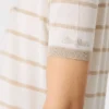 Jersey de hilo de cachemira y seda, color beige