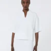 Jersey de hilo de crepé de viscosa, blanco óptico