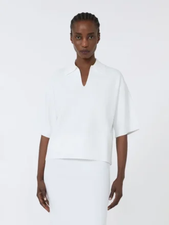 Jersey de hilo de crepé de viscosa, blanco óptico