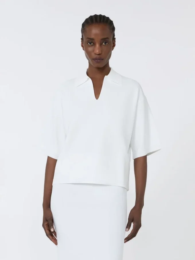 Jersey de hilo de crepé de viscosa, blanco óptico