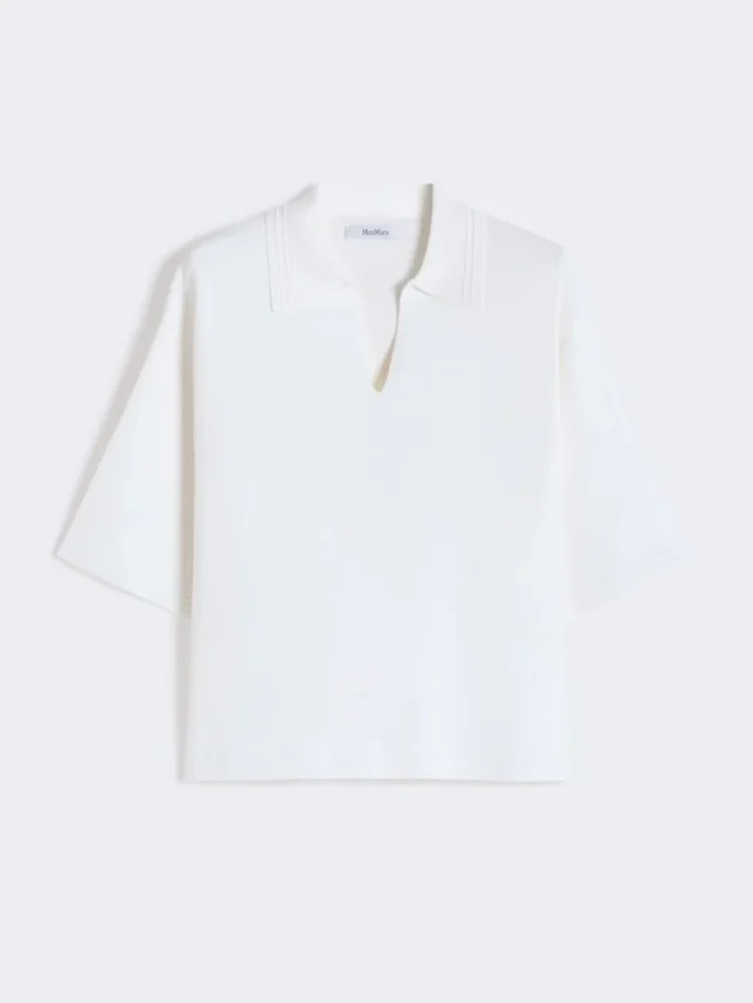 Jersey de hilo de crepé de viscosa, blanco óptico