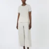 Jersey de hilo de lino puro, blanco Jersey de hilo de lino puro, blanco