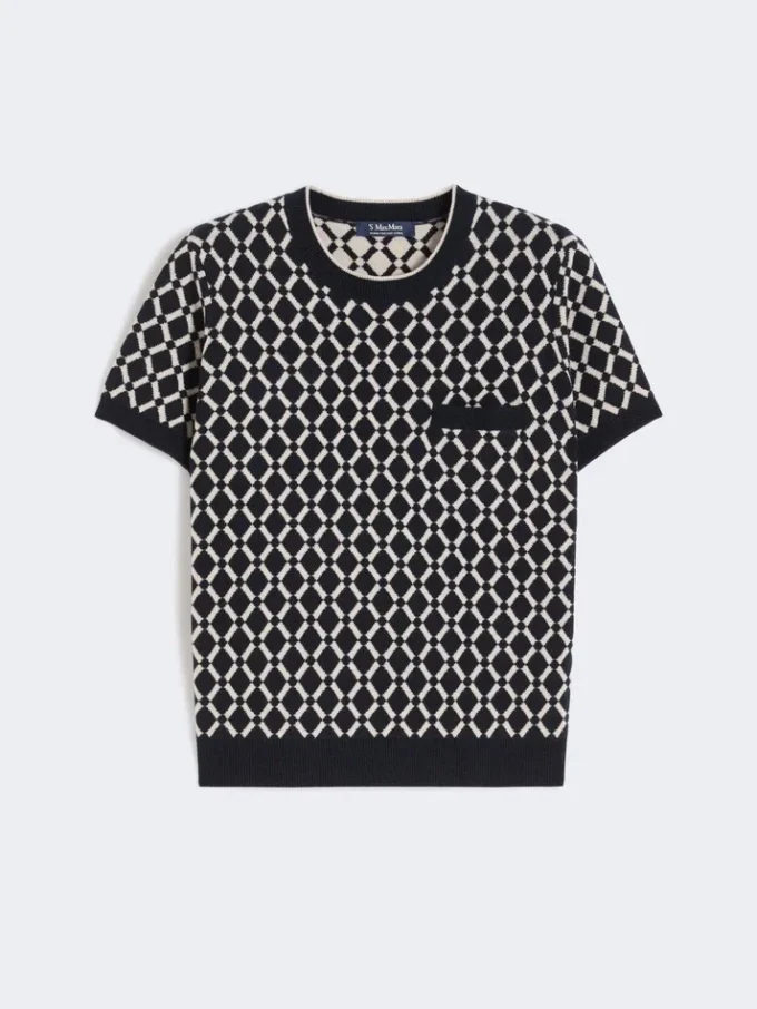 Jersey de jacquard de lana, azul ultramar Jersey de jacquard de lana, azul ultramar