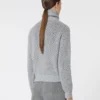 Jersey de lana, cachemira y lurex, gris claro Jersey de lana, cachemira y lurex, gris claro