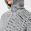 Jersey de lana, cachemira y lurex, gris claro Jersey de lana, cachemira y lurex, gris claro