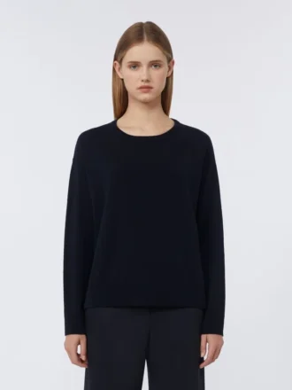 Jersey de lana oversize, azul ultramar