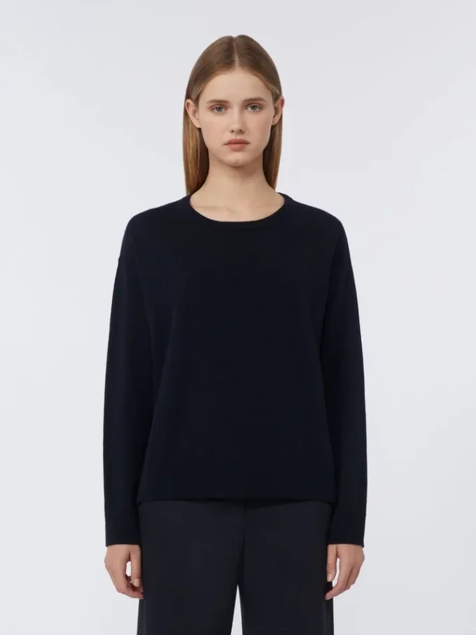 Jersey de lana oversize, azul ultramar Jersey de lana oversize, azul ultramar