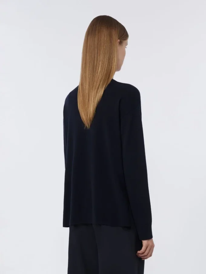 Jersey de lana oversize, azul ultramar Jersey de lana oversize, azul ultramar