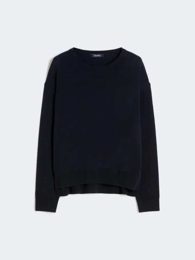 Jersey de lana oversize, azul ultramar Jersey de lana oversize, azul ultramar