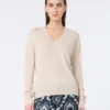 Jersey de lana y cachemira, beige Jersey de lana y cachemira, beige