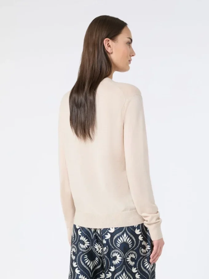 Jersey de lana y cachemira, beige Jersey de lana y cachemira, beige