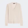 Jersey de lana y cachemira, beige Jersey de lana y cachemira, beige