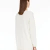 Jersey de lana y cachemira, blanco Jersey de lana y cachemira, blanco