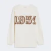 Jersey de lana y cachemira, blanco Jersey de lana y cachemira, blanco