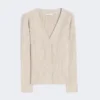 Jersey de lana y cachemira, color beige Jersey de lana y cachemira, color beige