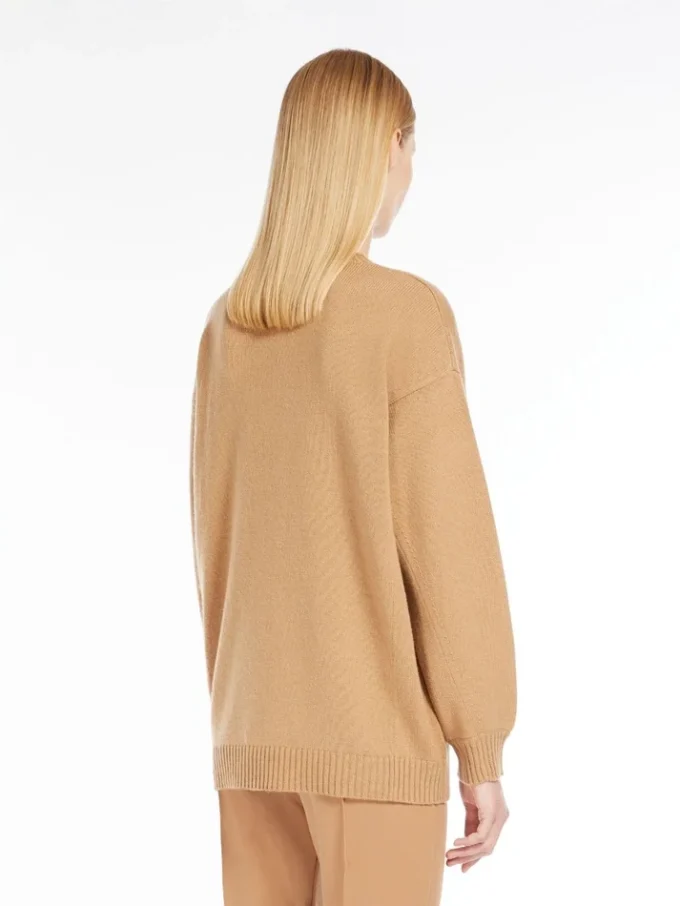 Jersey de lana y cachemira, color camel Jersey de lana y cachemira, color camel