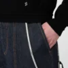 Jersey de lana y cachemira de corte holgado, negro Jersey de lana y cachemira de corte holgado, negro
