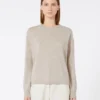 Jersey de lana y cachemira de corte recto, color beige Jersey de lana y cachemira de corte recto, color beige