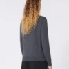 Jersey de lana y cachemira, gris oscuro Jersey de lana y cachemira, gris oscuro