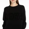 Jersey de lana y cachemira, negro Jersey de lana y cachemira, negro