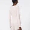 Jersey de lana y cachemira, rosa