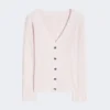 Jersey de lana y cachemira, rosa