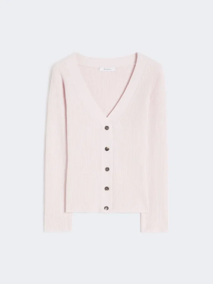 Jersey de lana y cachemira, rosa
