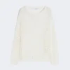 Jersey de malla de algodón, blanco óptico