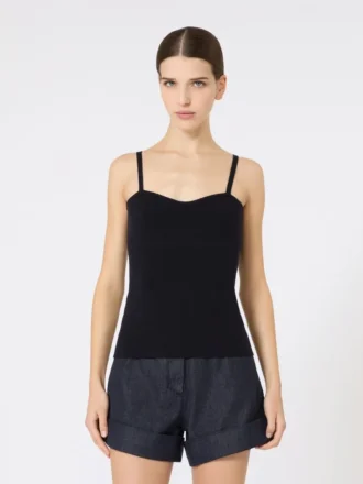 Jersey de punto de lana, azul ultramar