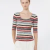 Jersey de punto elástico de viscosa, multicolor Jersey de punto elástico de viscosa, multicolor