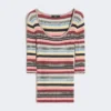 Jersey de punto elástico de viscosa, multicolor Jersey de punto elástico de viscosa, multicolor