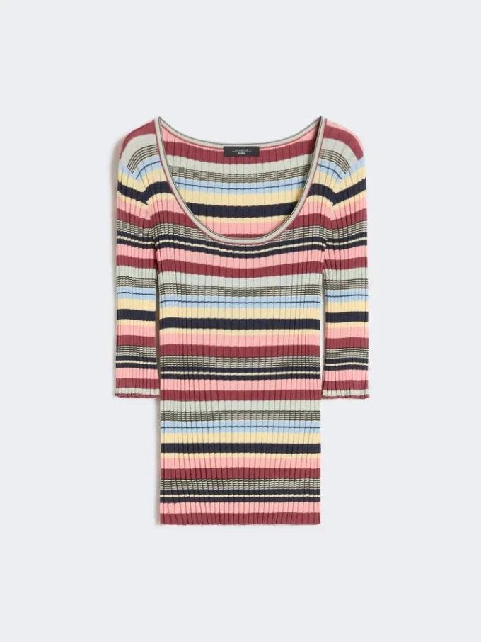 Jersey de punto elástico de viscosa, multicolor Jersey de punto elástico de viscosa, multicolor