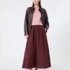 Jersey de seda y algodón, rosa