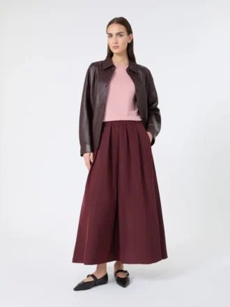 Jersey de seda y algodón, rosa