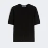 Jersey de viscosa elástica, negro