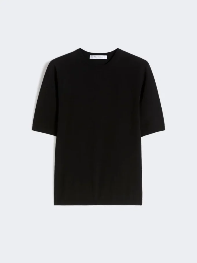 Jersey de viscosa elástica, negro