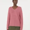 Jersey holgado de algodón, rosa antiguo Jersey holgado de algodón, rosa antiguo
