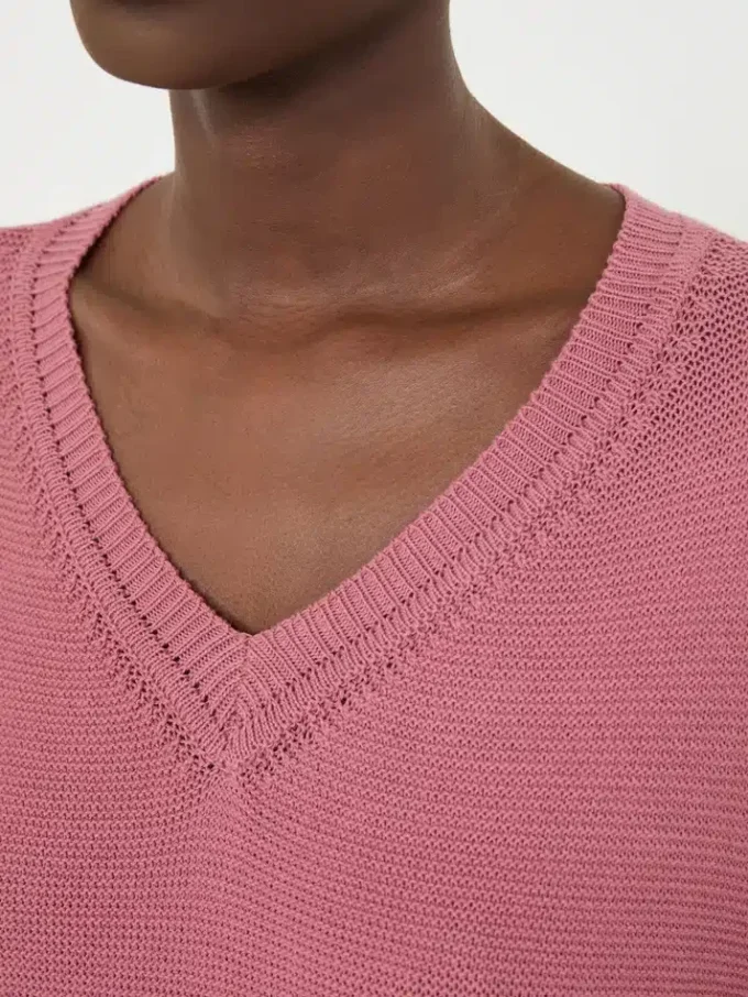Jersey holgado de algodón, rosa antiguo Jersey holgado de algodón, rosa antiguo