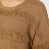 Jersey oversize de viscosa estampado, color desierto Jersey oversize de viscosa estampado, color desierto